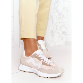 PS1 Women's sports shoes Sneakers Beige Move On 2