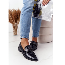 S.Barski Elegant Women's Moccasins by S. Bararski Black 1