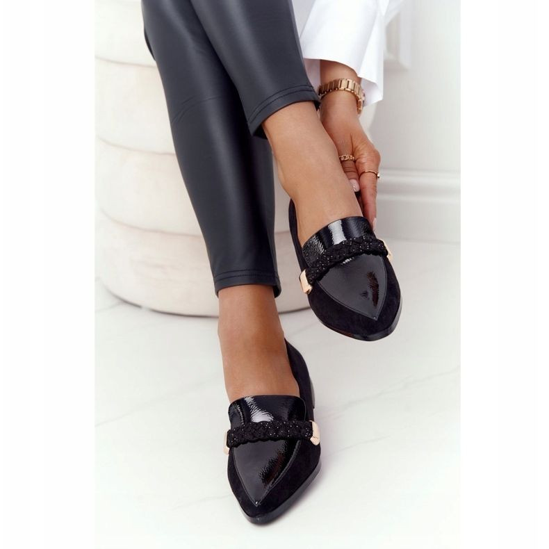 S.Barski Elegant Moccasins S. Barski Premium Suede Black 2