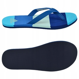 Adidas Eezay Striped BA8808 slippers navy blue blue 1 Adidas Eezay Striped BA8808 slippers navy blue blue 1