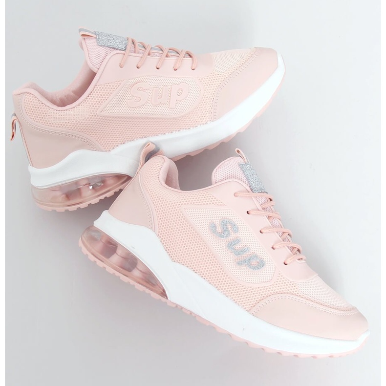 Pink women's sports shoes BM-587 Pink silver 1 Pink women's sports shoes BM-587 Pink silver 1