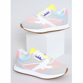 Multicolor women's sports shoes NB372 LT.PINK white blue grey yellow 1