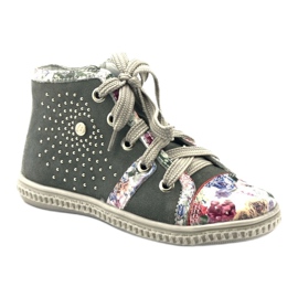 Boots, children's shoes with rhinestones Bartek 87254 pink grey 1 Boots, children's shoes with rhinestones Bartek 87254 pink grey 1