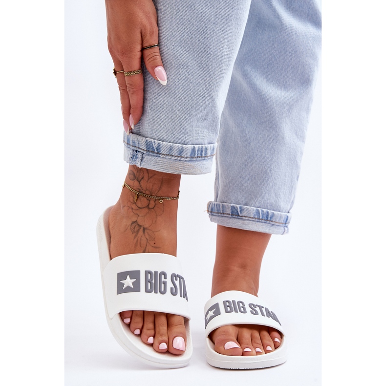 Women's Slippers Big Star FF274A199 White 1