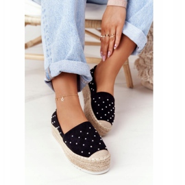 S.Barski Espadrilles On The Straw Platform S. Bararski Black 2