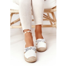 S.Barski Espadrilles On Straw Sole S. Bararski White 2