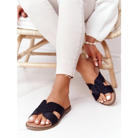 Elegant Women's Slippers S.Barski Black 1 Elegant Women's Slippers S.Barski Black 1