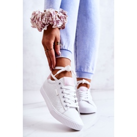 Women's Sneakers Big Star HH274073 White and Pink 1