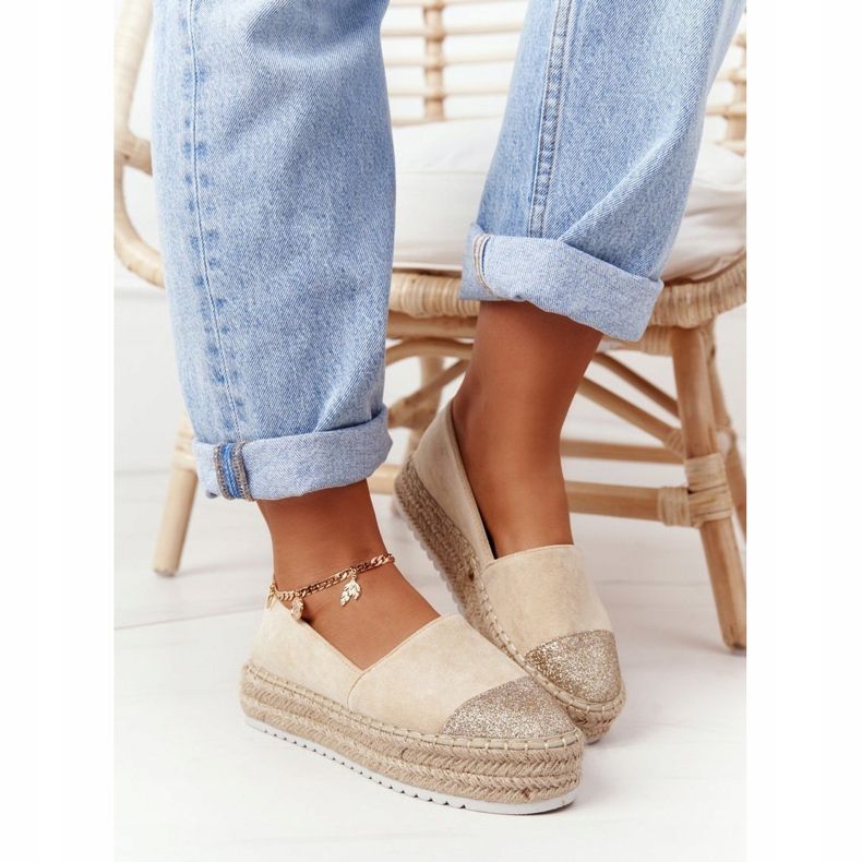 S.Barski Espadrilles On The Straw Platform S. Barski Beige 1