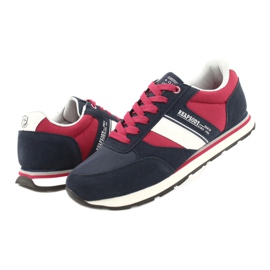 American club RH14 men's sports shoes white red navy blue 3