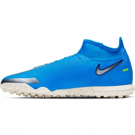 Nike Phantom Gt Club Df Tf M CW6670 400 football shoe blue blue 1