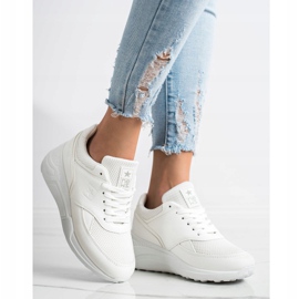 SHELOVET Casual White Sneakers 1