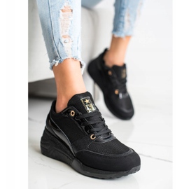 SHELOVET Classic Black Sneakers 1