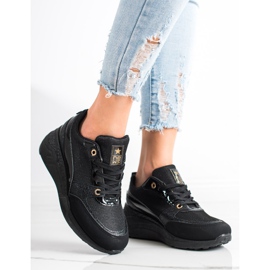 SHELOVET Classic Black Sneakers 2