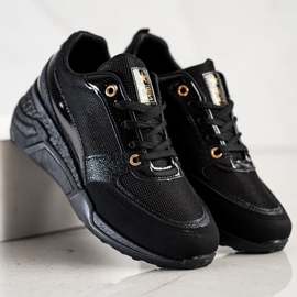 SHELOVET Classic Black Sneakers 4