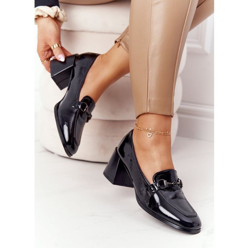 Elegant Pumps On High Heels S.Barski Premium Black 1