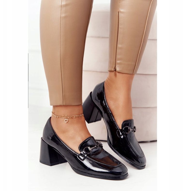 Elegant Pumps On High Heels S.Barski Premium Black 2