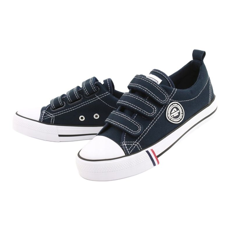 American Club LH31 / 22 navy blue velcro sneakers 4 American Club LH31 / 22 navy blue velcro sneakers 4
