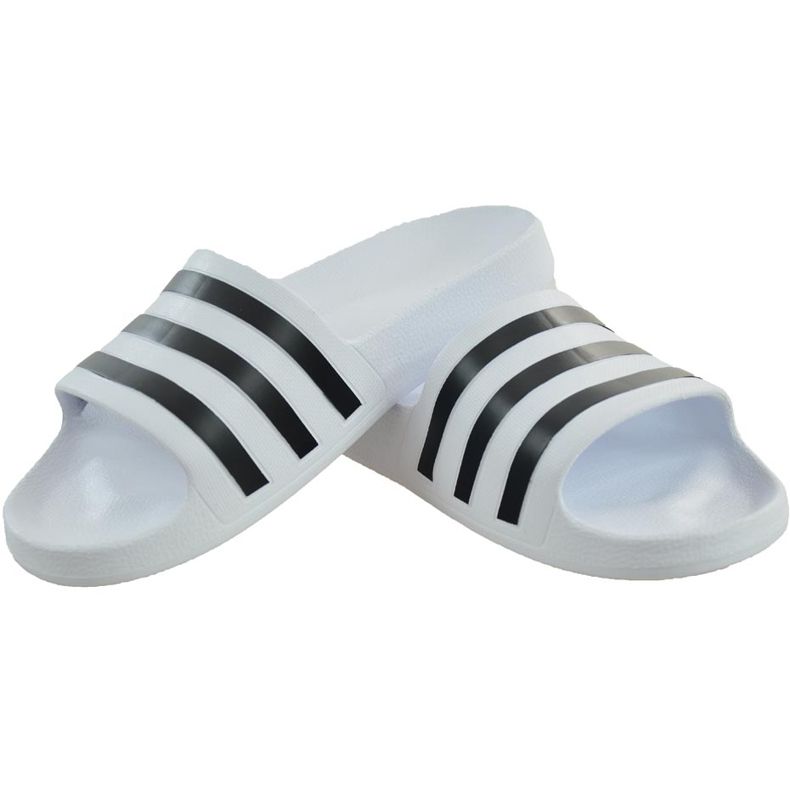 Adidas Adilette Aqua white slippers F35539 ['white black'] 1