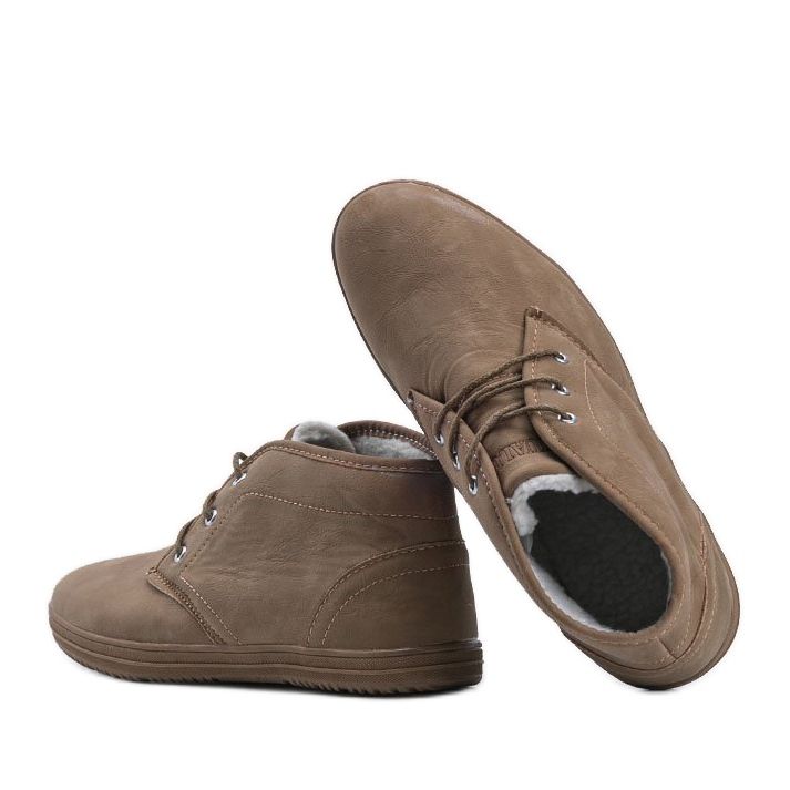 Tyree men's insulated sneakers beige 1 Tyree men's insulated sneakers beige 1