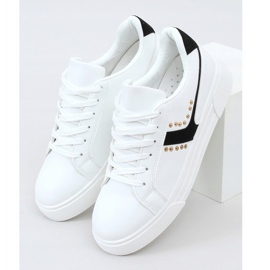 White women's sneakers 1063 Black 1