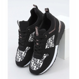 Black AB835 Black sports shoes 1