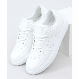 White women's sneakers BL229P White 1