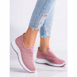 SHELOVET Light Slip-On Sneakers pink 1