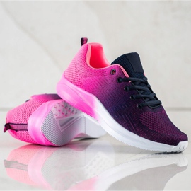 Bona Sneakers With The Ombre Effect violet navy blue pink 1