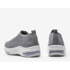 Gray sports sneakers Lolly grey 1
