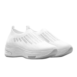 Lolly white slip-on sneakers 1