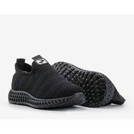 Black Katy slip-on sports shoes 1