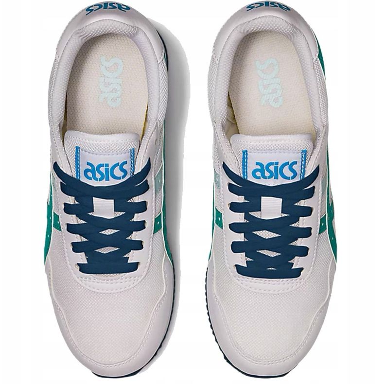 Asics Tiger Runner Gs white and blue 1204A015 100 children's shoes multicolored 1