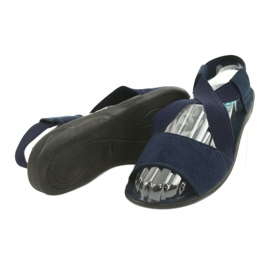 Adanex women's sandals Navy blue 2