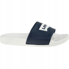 Levi's Batwing Slide Sandal 228998-756-51 white navy blue 2