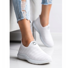 SHELOVET Light Slip-On Sneakers white 1