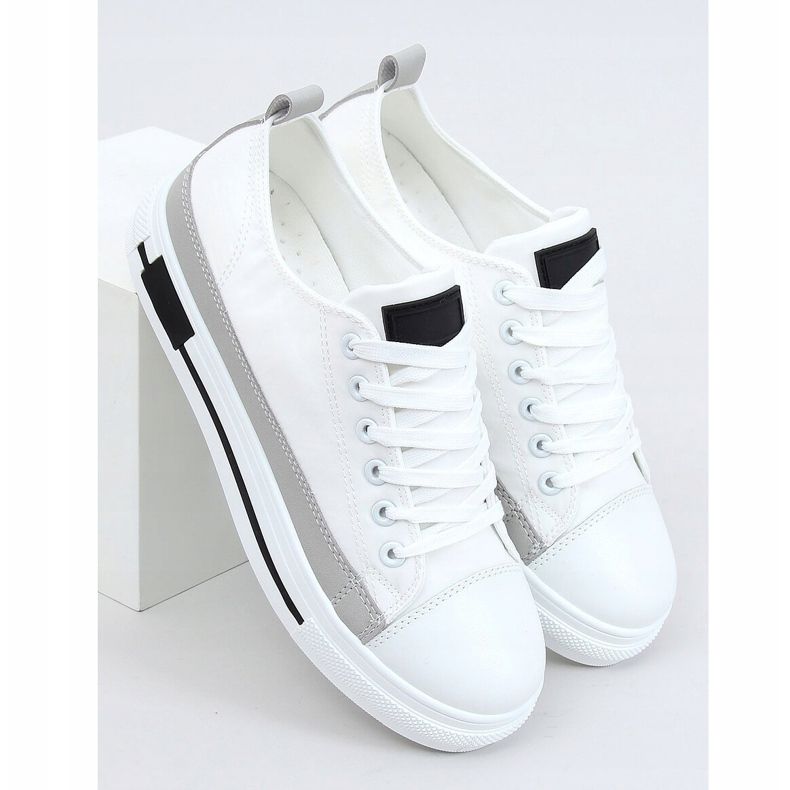 White women's sneakers LA173P White 1