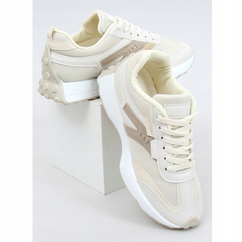 Beige sports shoes 6115 Beige 1