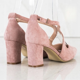 Elegant Sergio Leone pumps pink 1