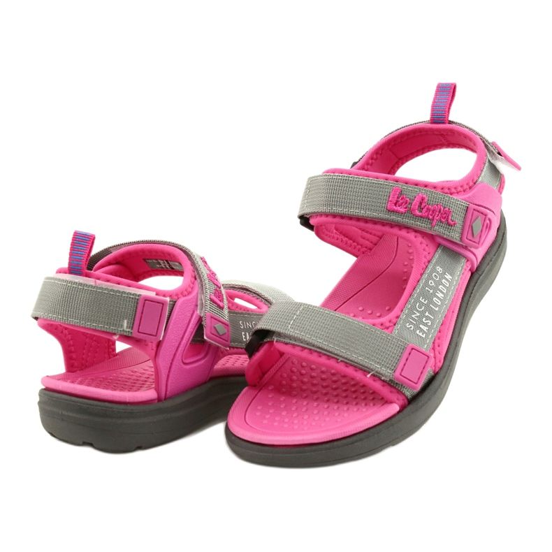 Sandals girls shoes Lee Cooper 20S-TS-031 foam insert pink grey 3 Sandals girls shoes Lee Cooper 20S-TS-031 foam insert pink grey 3