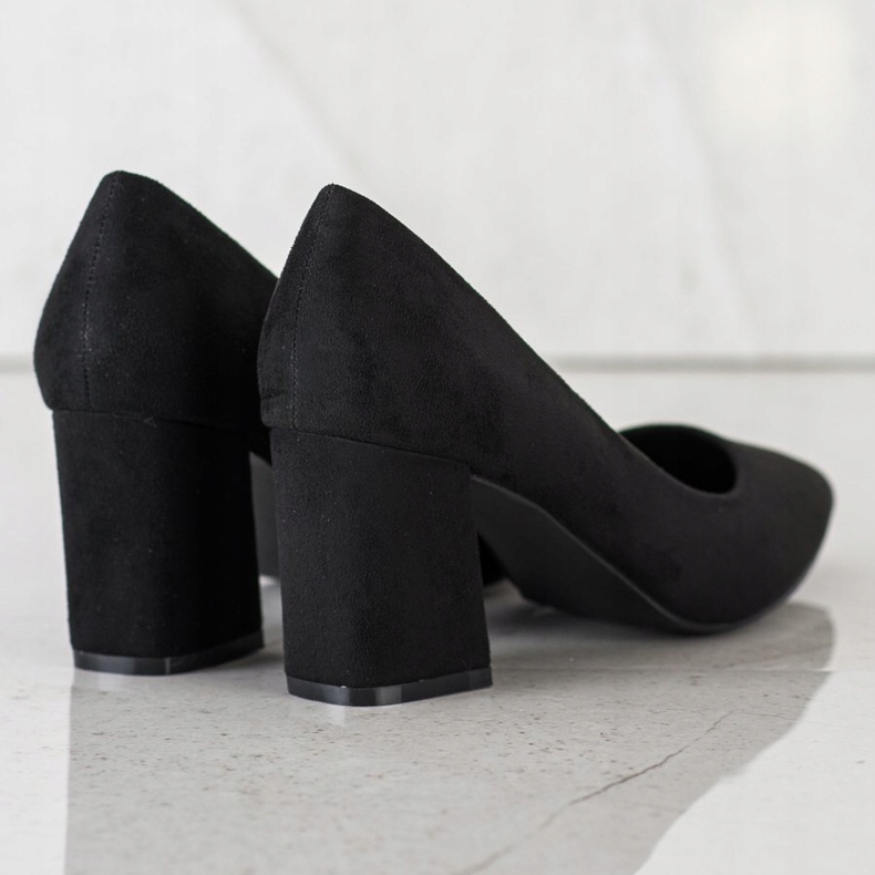 Classic suede VINCEZA pumps black 1 Classic suede VINCEZA pumps black 1