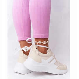 PS1 Women's Sport Shoes Sneakers Beige Holiday white 2 PS1 Women's Sport Shoes Sneakers Beige Holiday white 2