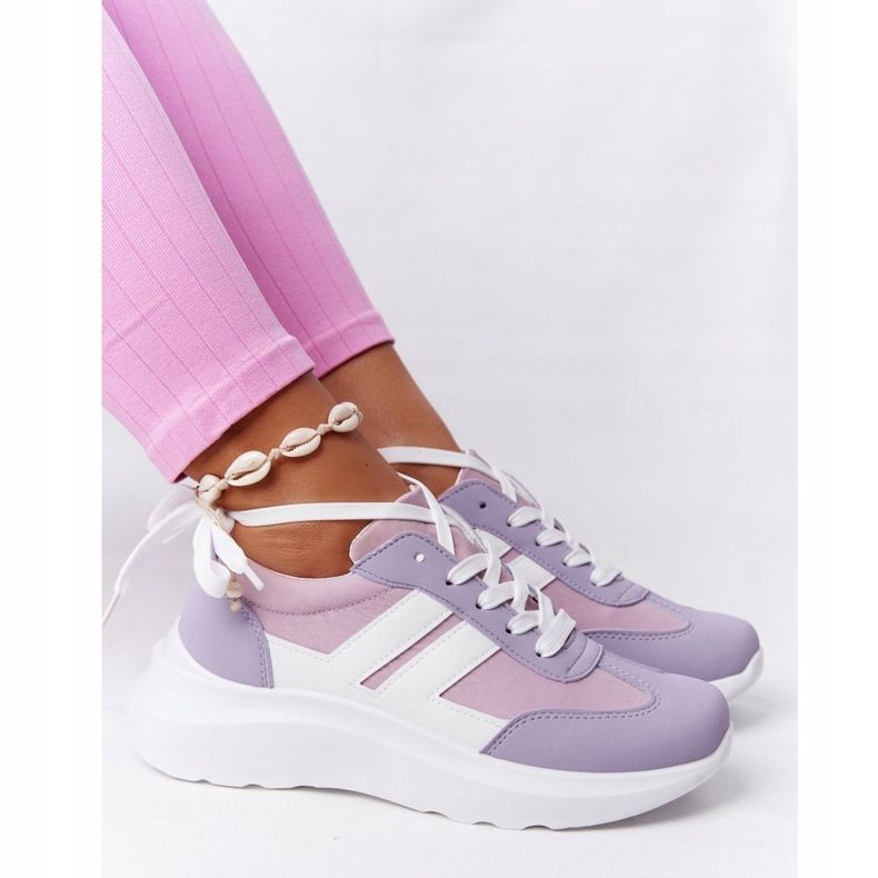PS1 Women's Sport Shoes Sneakers Violet Holiday white purple pink 1
