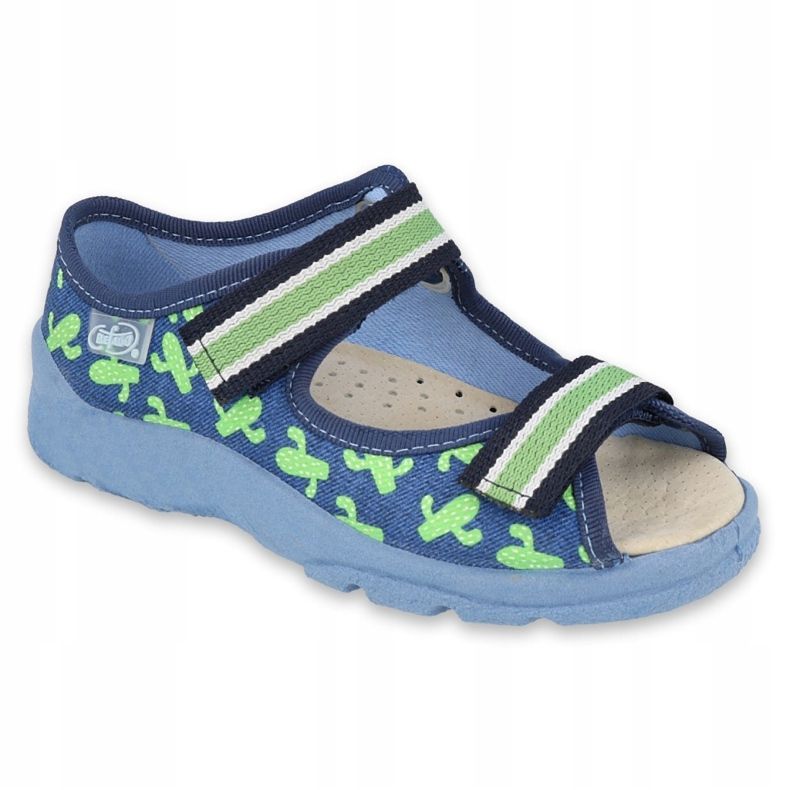 Befado children's shoes 869X147 blue green 1 Befado children's shoes 869X147 blue green 1