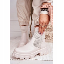 Women's Socks Boots Workers White Stormy 3