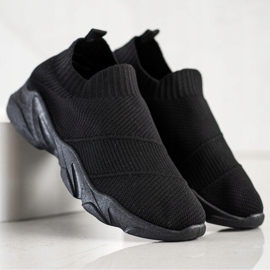SHELOVET Comfortable Slip-On Shoes black 1