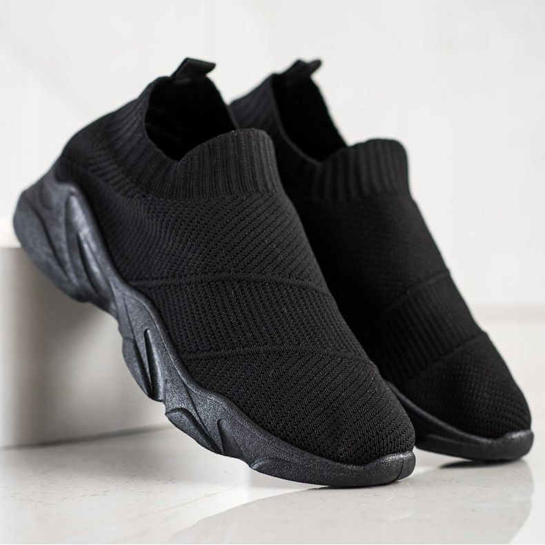 SHELOVET Comfortable Slip-On Shoes black 1 SHELOVET Comfortable Slip-On Shoes black 1
