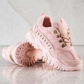 SHELOVET Powder Sneakers pink 1 SHELOVET Powder Sneakers pink 1