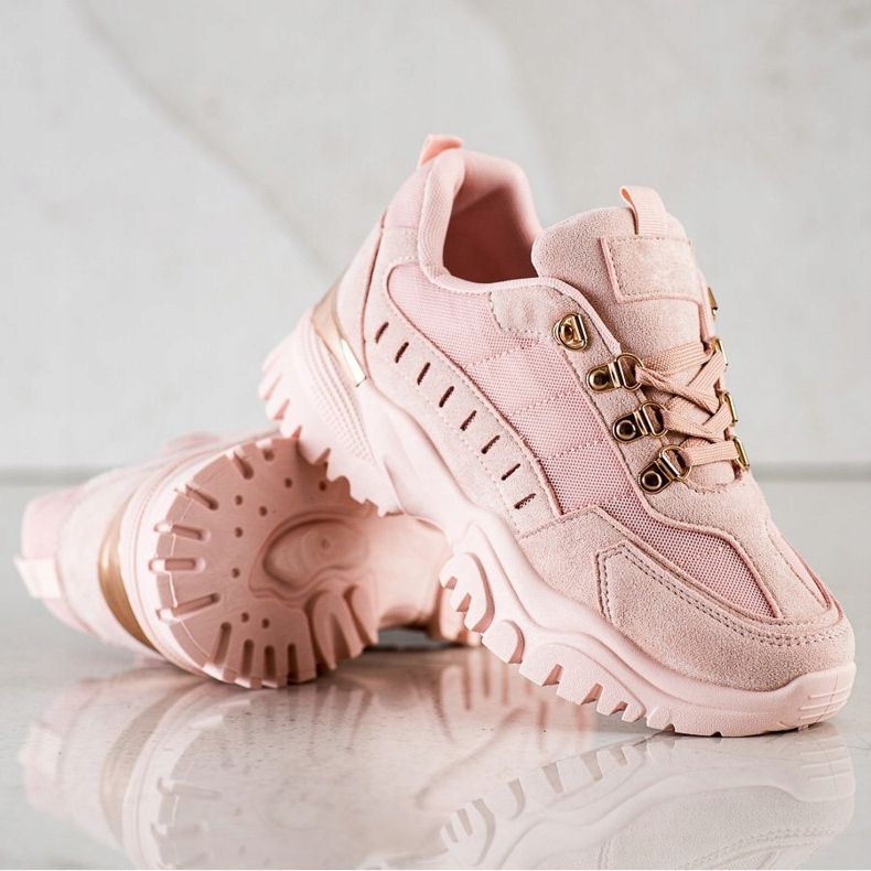 SHELOVET Powder Sneakers pink 1 SHELOVET Powder Sneakers pink 1