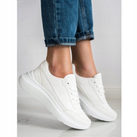 SHELOVET Classic Eco Leather Sneakers white 1 SHELOVET Classic Eco Leather Sneakers white 1